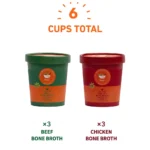 Organic Beef and chicken bone broth – 6 pack | 350ml