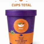 مرق عظام السمك العضوي – 6 أكواب